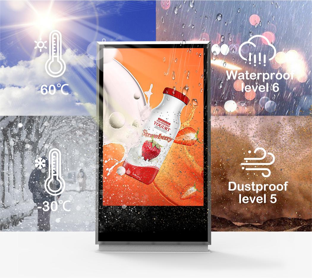 digital signage vertical display