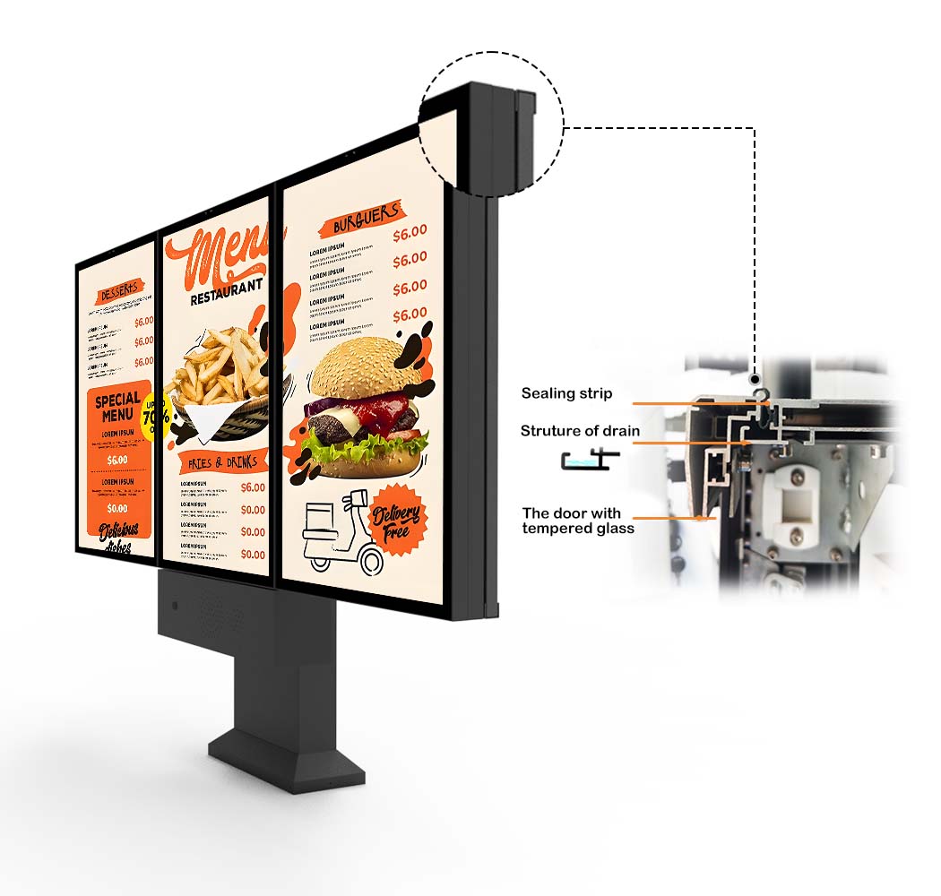 LCD drive thru menu boards manufacturer