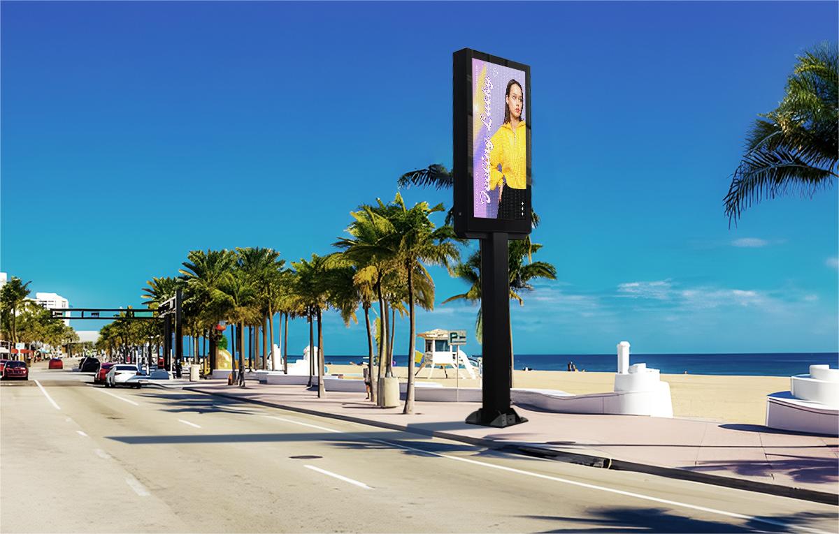 Full Color aluminum exterior LED billboard display