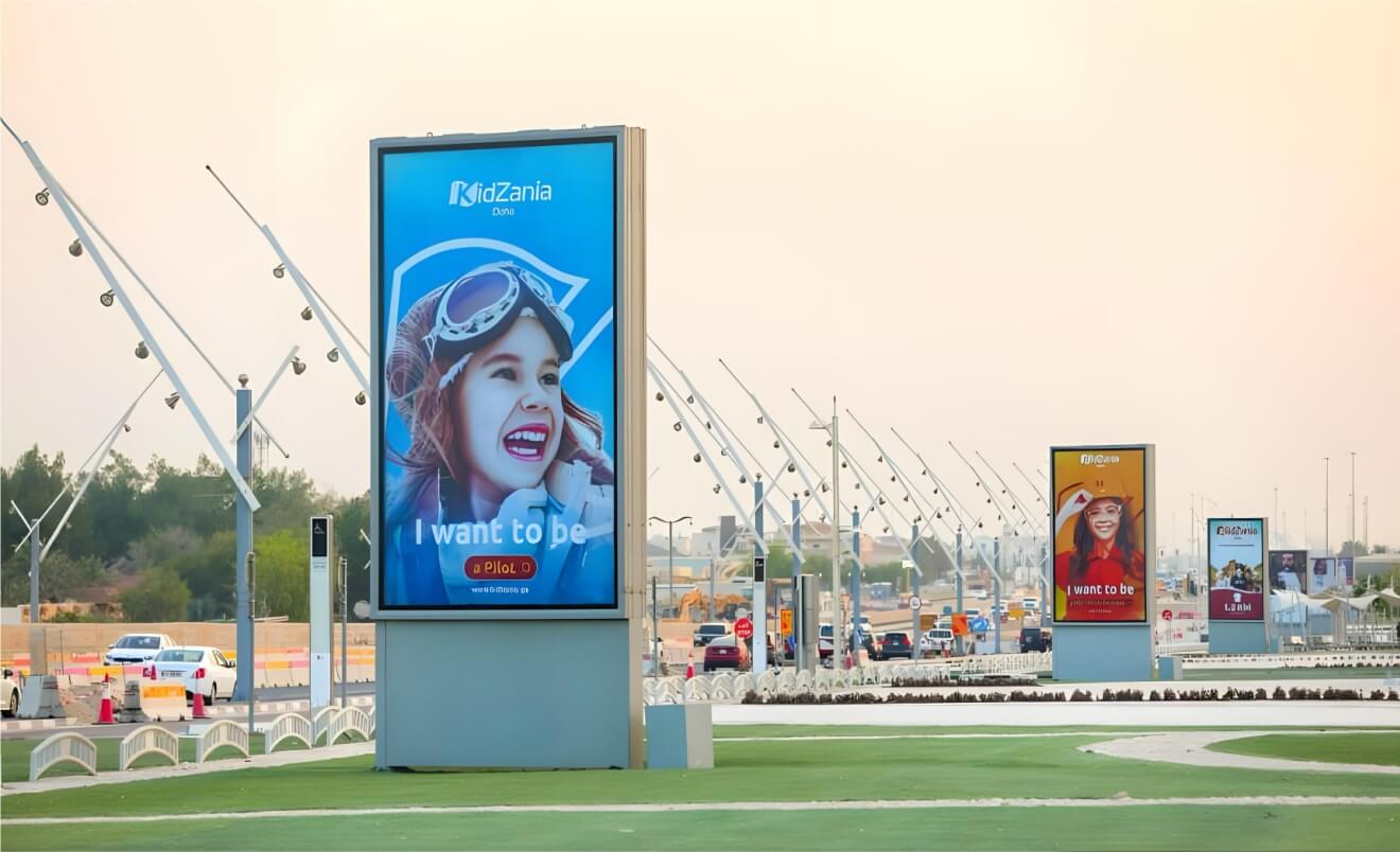 Светодиодный цифровой рекламный щит Чемпионата мира по футболу в Катаре 2022 года