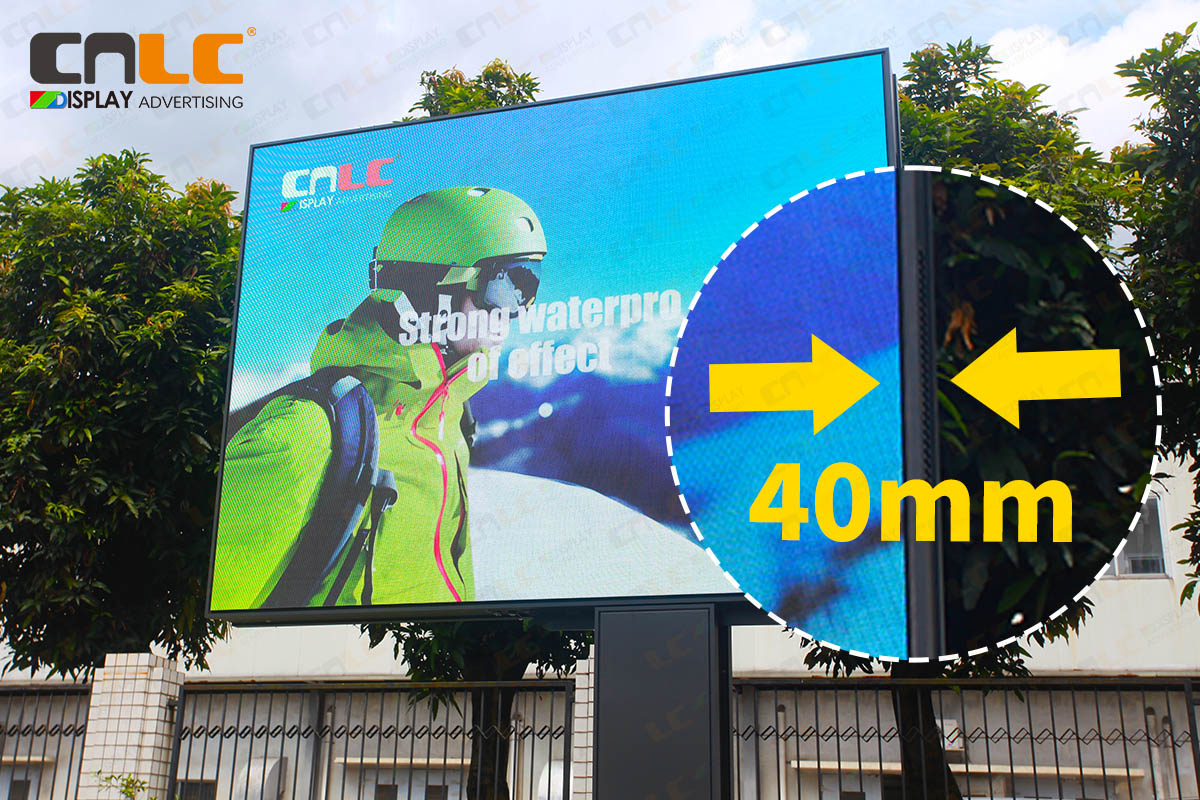 Double-sided city LED billboard