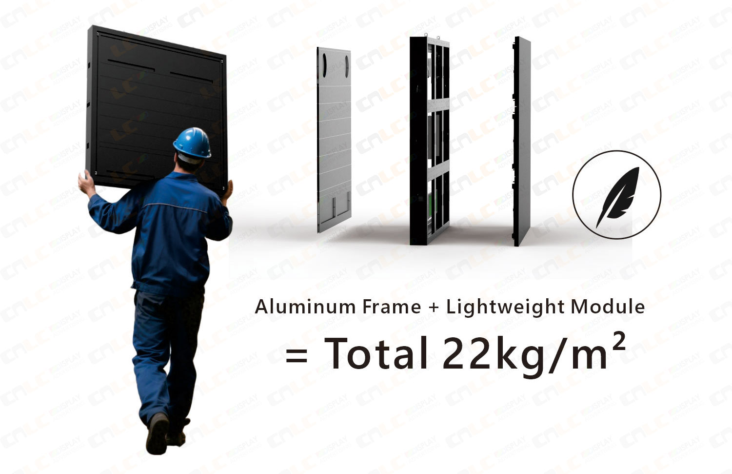 Lightweight Aluminum Cabinet – Only 22kgm²