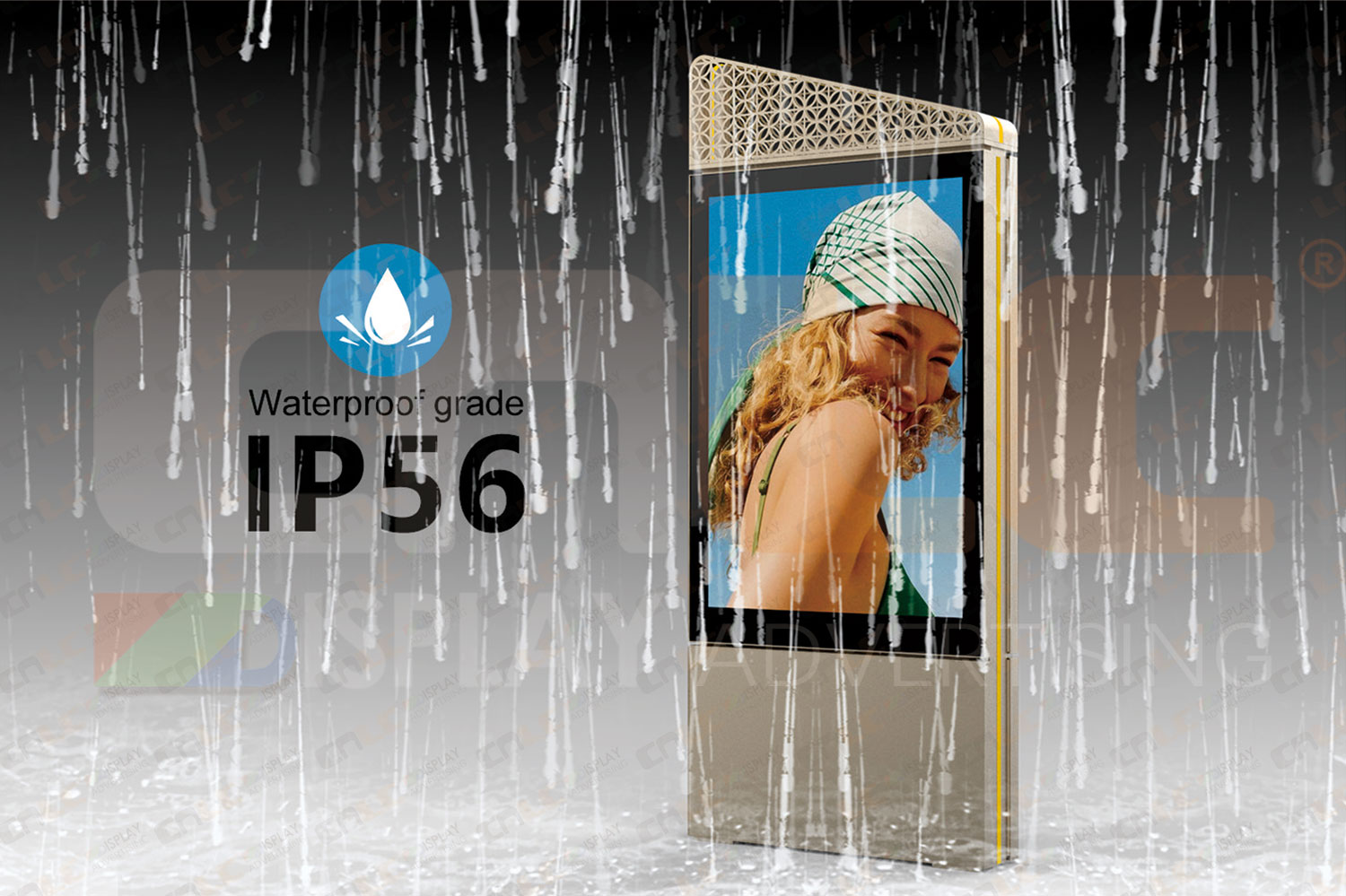 IP56 Outdoor LED Totem for Dust and Water Resistance