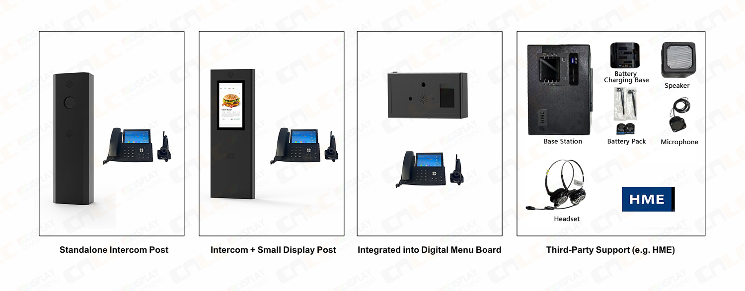 drive-Thru Voice Ordering System Options with Multiple Configurations – CNLC