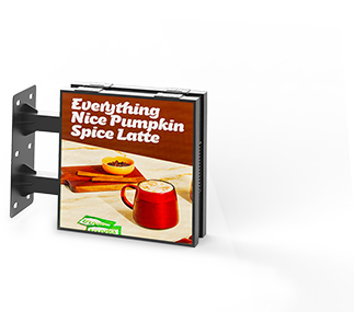 Наружный светодиодный цифровой рекламный щит