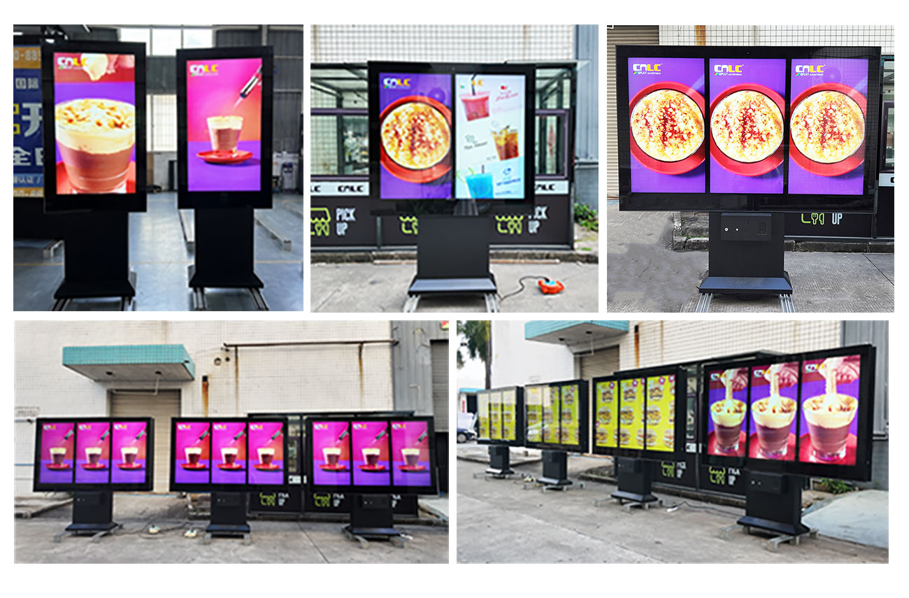 Drive-thru Digital Menu Board Case Study Real-world deployment of drive-thru digital menu board demonstrating successful outdoor installation and usage