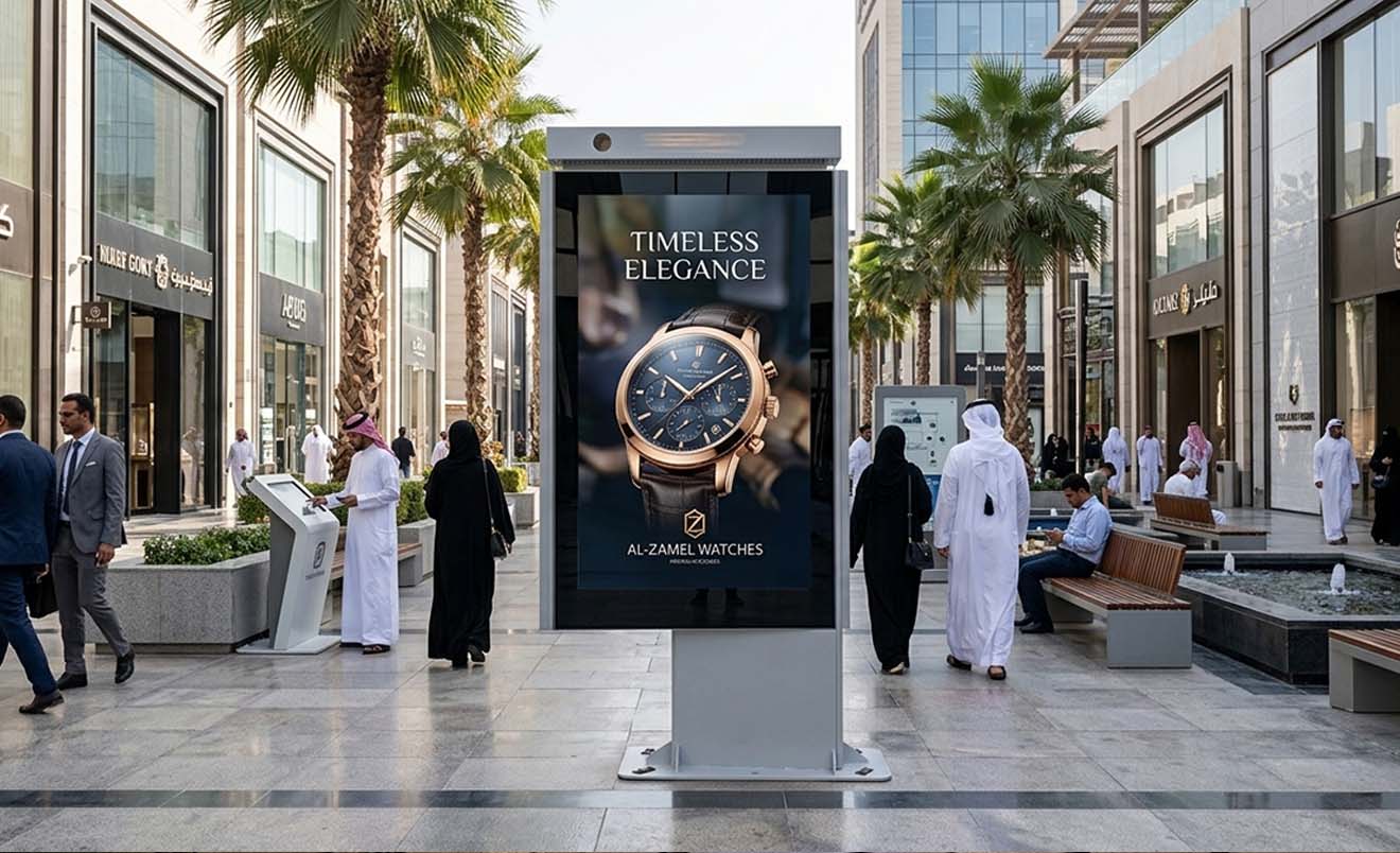 Пример проекта на Ближнем Востоке: развертывание 90 уличных светодиодных тотемов P4.