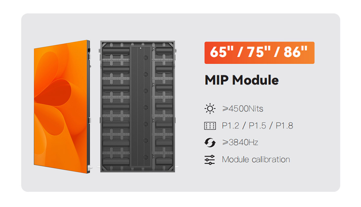 Fine Pitch MIP LED Display Fine pitch MIP LED module delivering high resolution outdoor display performance