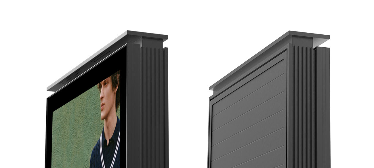 Durable Aluminum Structure for Outdoor LED Signage Aluminum housing design for outdoor LED totem display