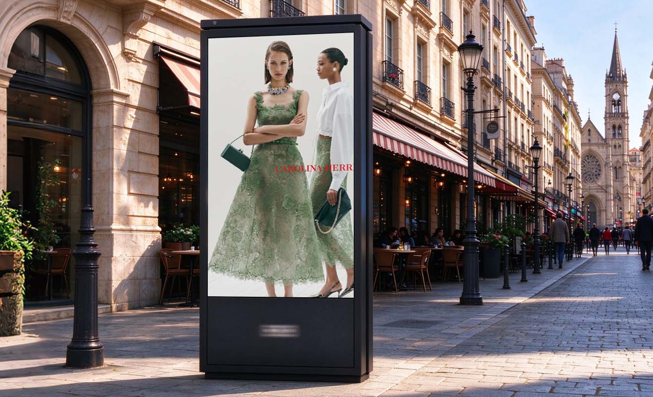 50 уличных светодиодных тотемов P1.5 MiP в Европе